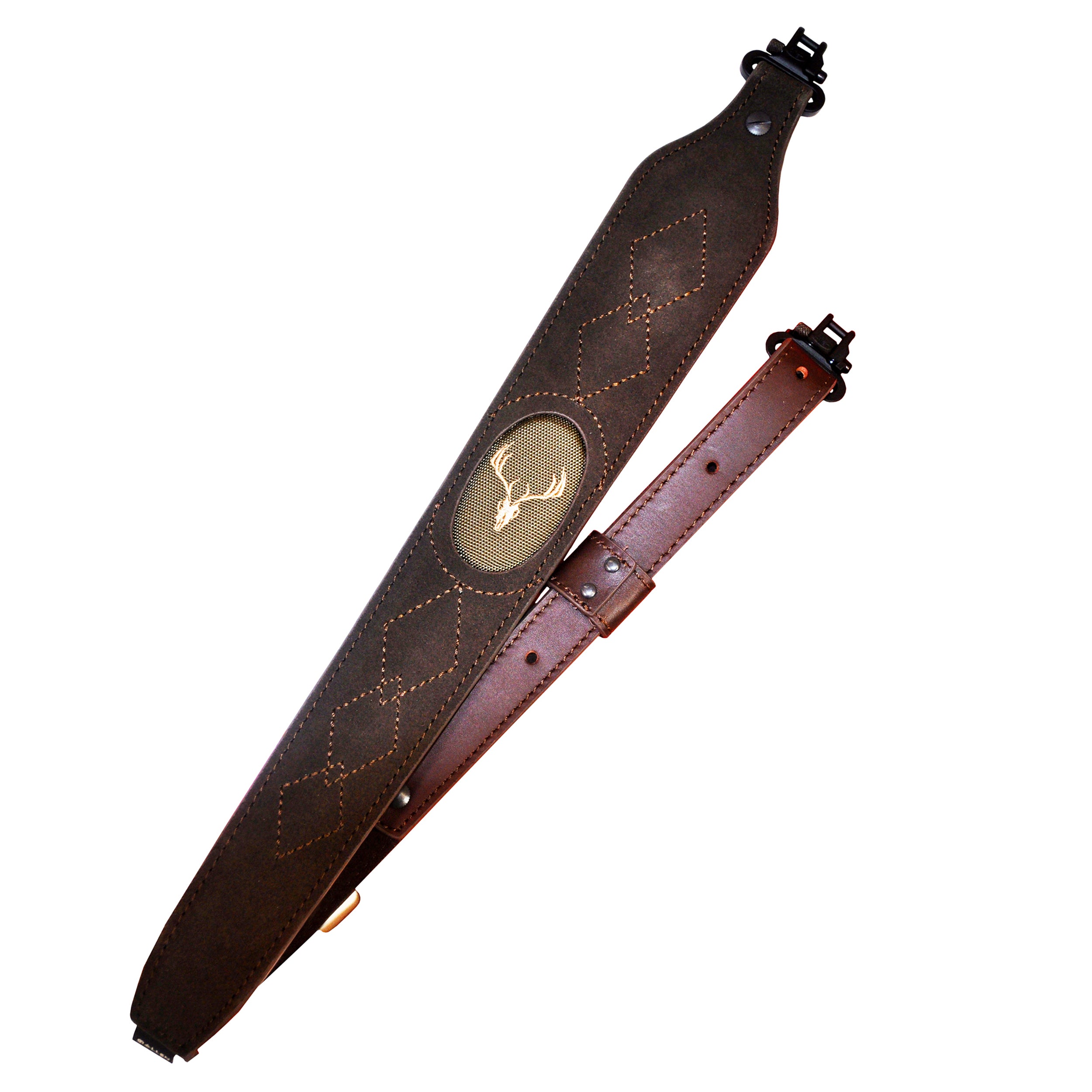 Allen Big Game Deer Head Suede Rifle Sling - Brown - Brown