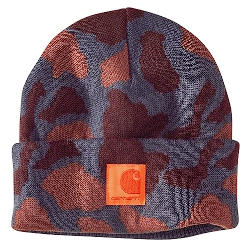 Carhartt Men's Knit Camo Beanie | Bluestone Duck Camo