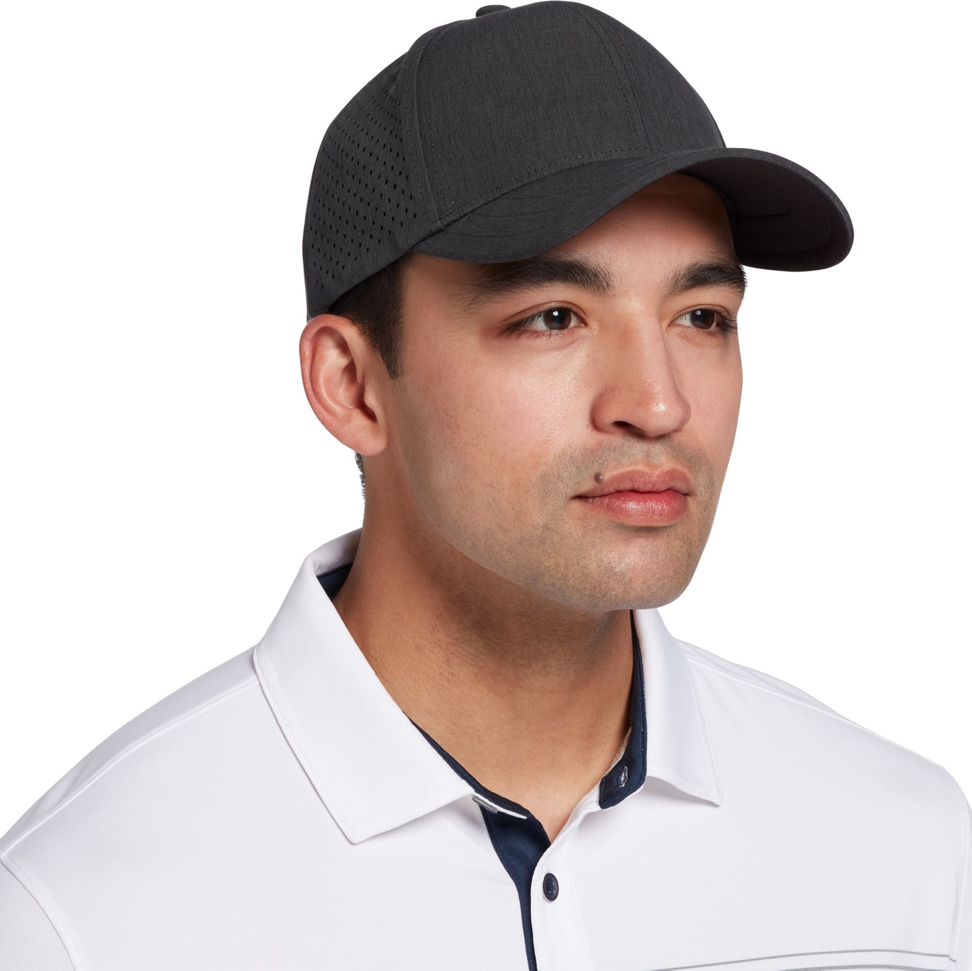 Walter Hagen Men's Performance 11 Golf Hat, Heather Black