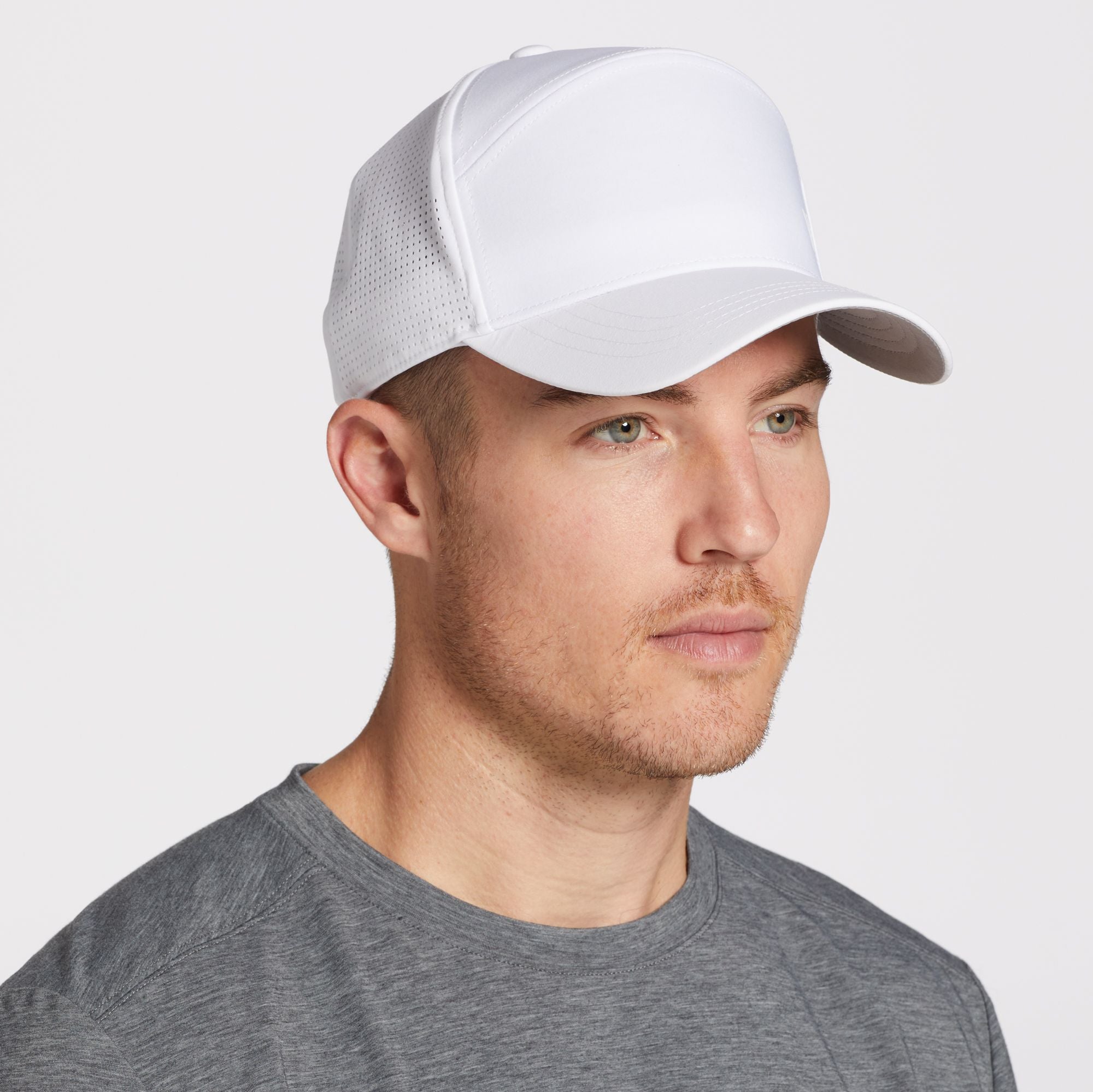 VRST Men's Hybrid Golf Hat, White