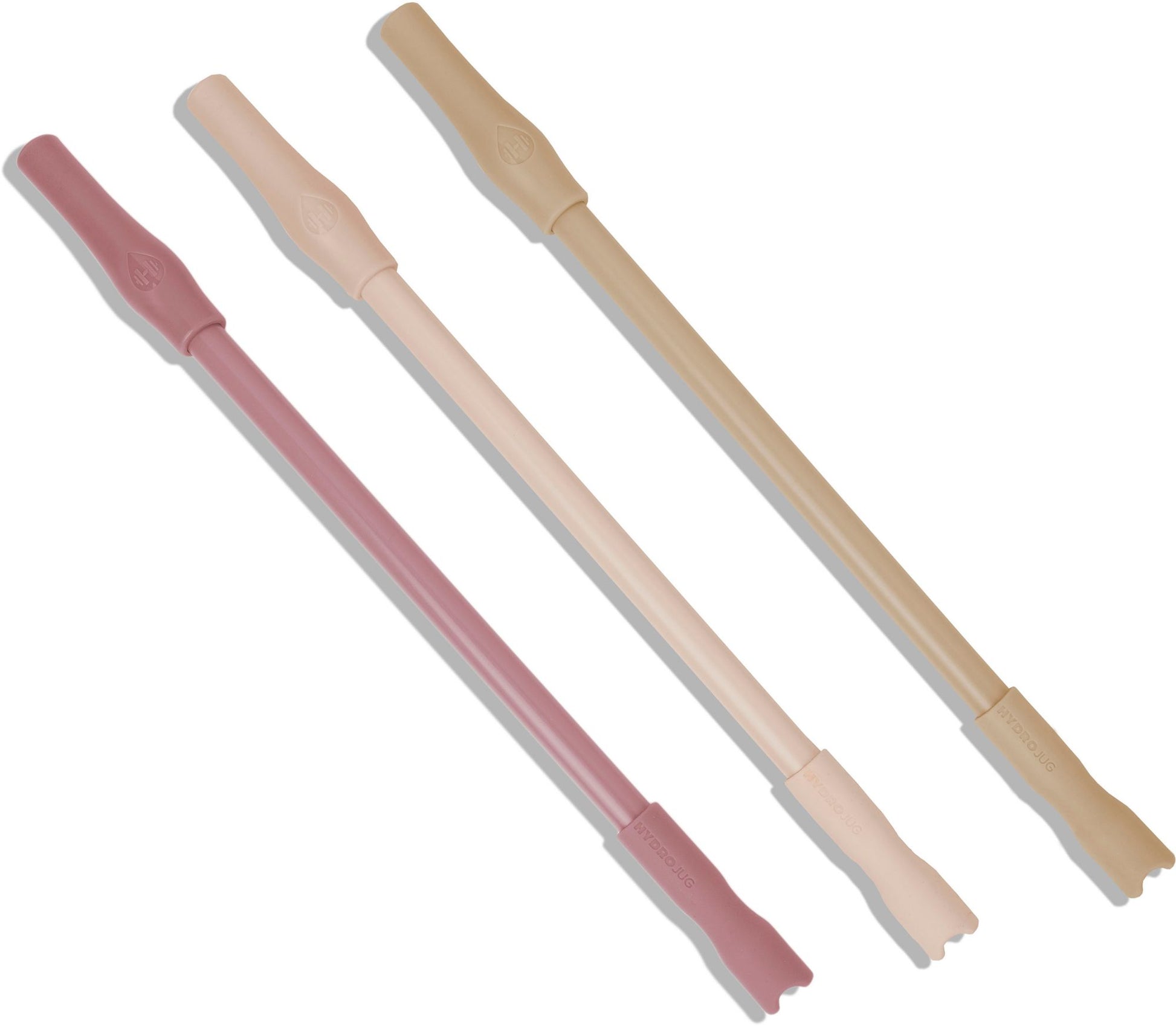 HydroJug Straws 3-Pack, Pink Neutrals