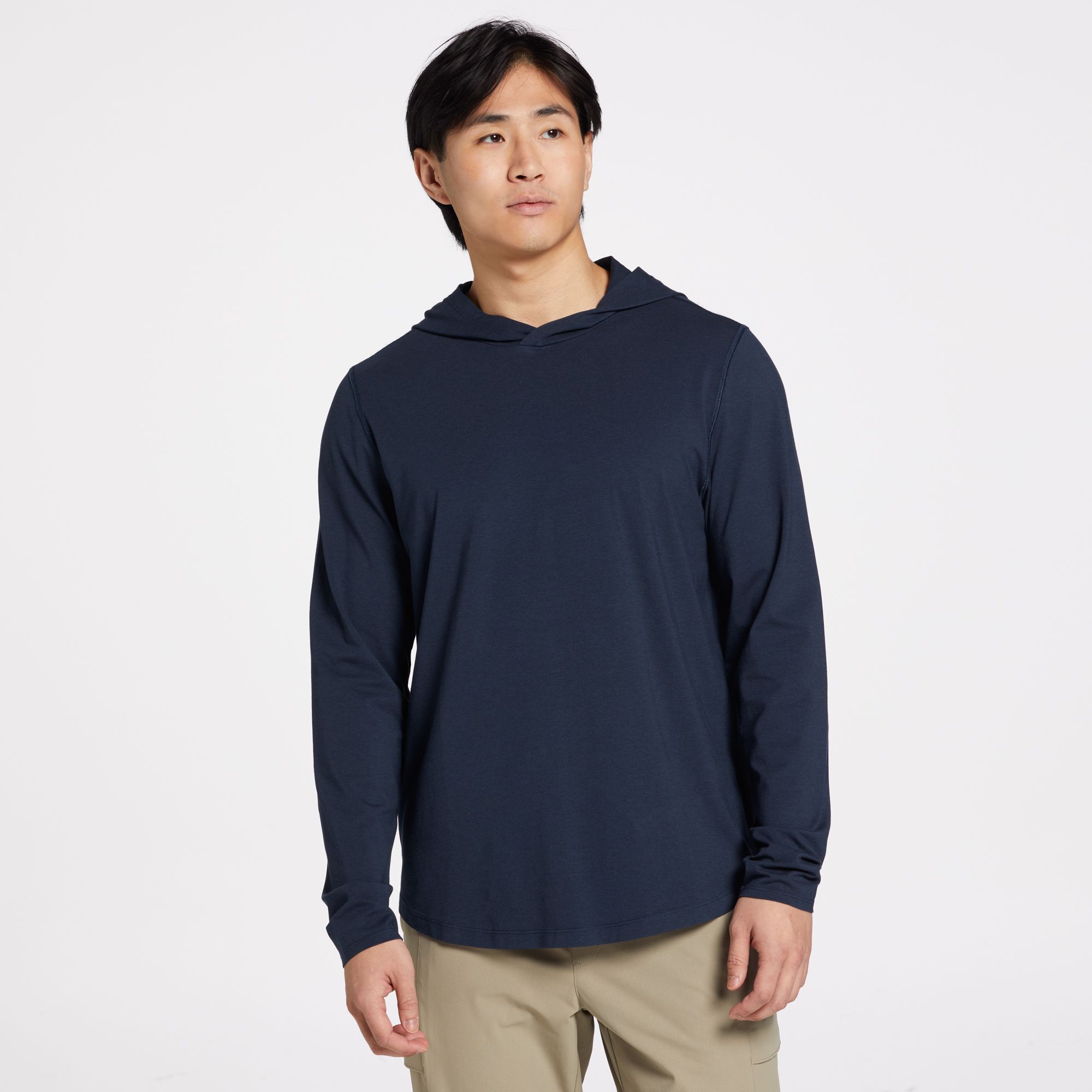 NWT VRST Mens Essential Hoodie Long Sleeve Shirt Darker Ardosia Slate Size 2xl