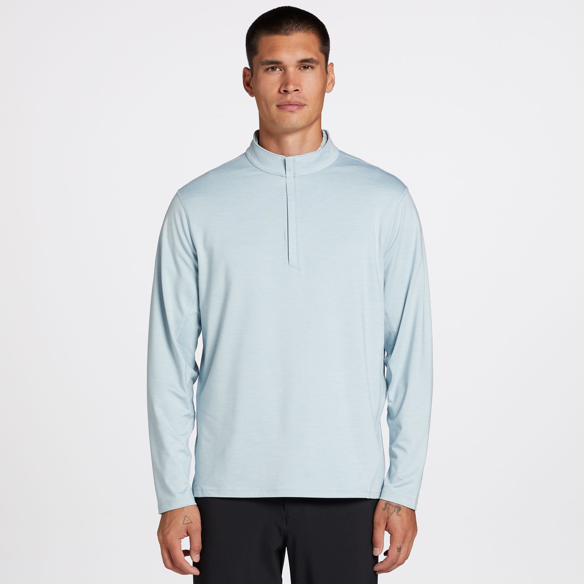 VRST Men's Golf Lightweight Tech 1/4 Zip Pullover, Small, Light Sage Green