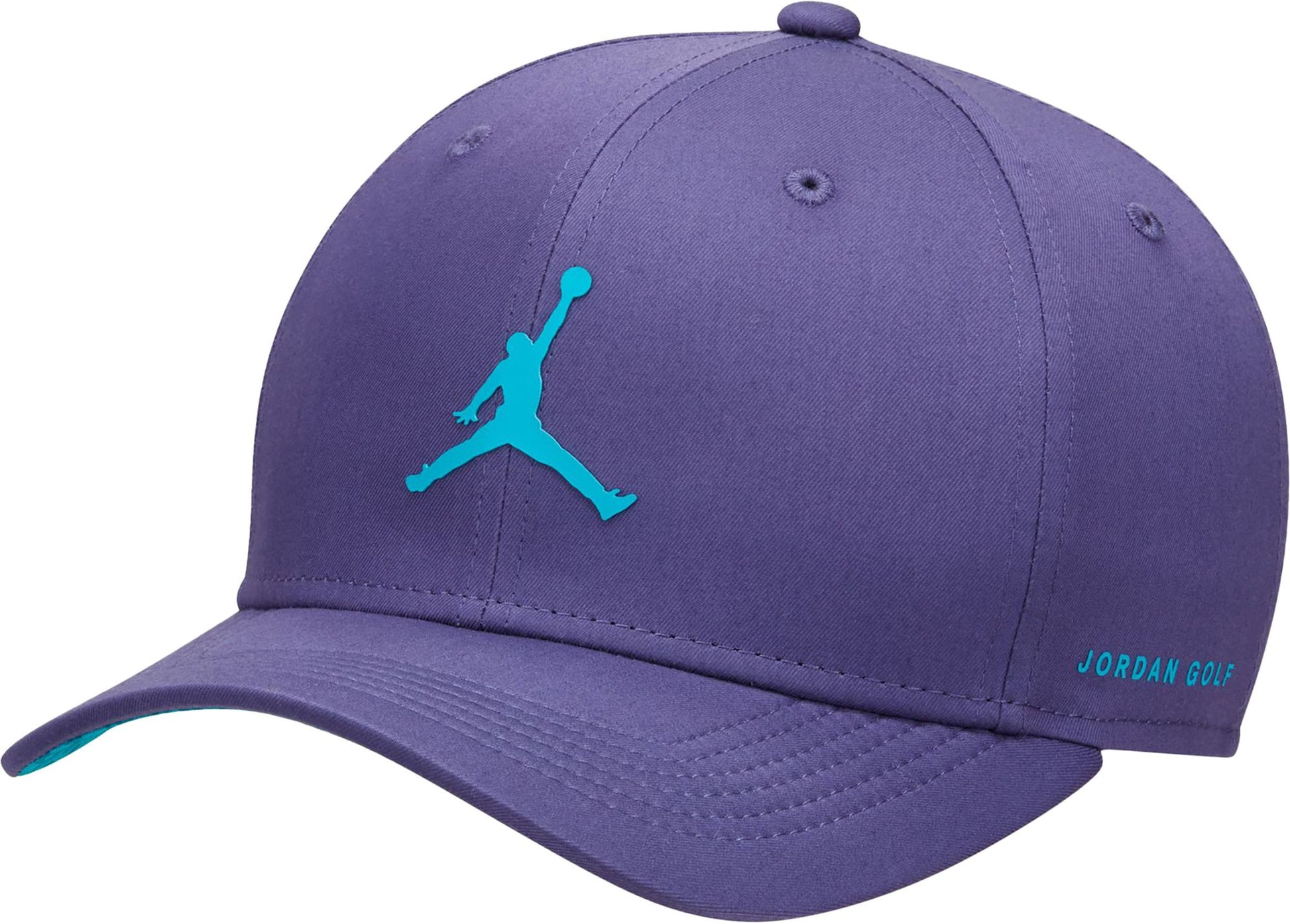 Jordan Men's Golf Rise Hat, Large/XL, Purple/Green