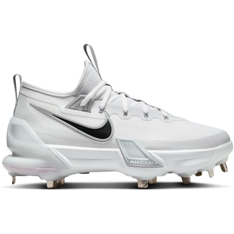 Nike Men's Force Zoom Trout 9 Elite Baseball Cleats White/Black, 11.5 - Adult Baseball at Academy Sports