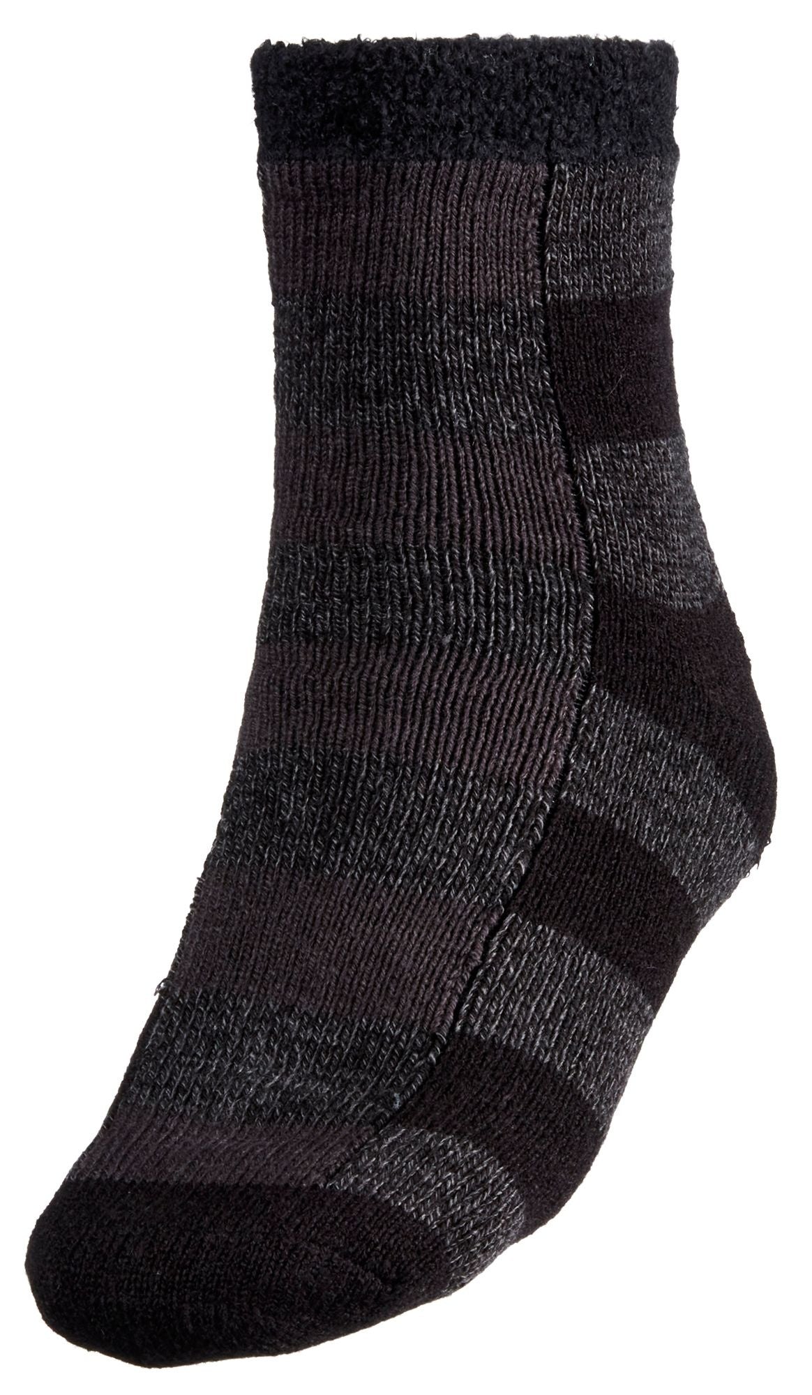 Northeast Outfitters Men's Cozy Cabin Buff Check Socks, Large, Black