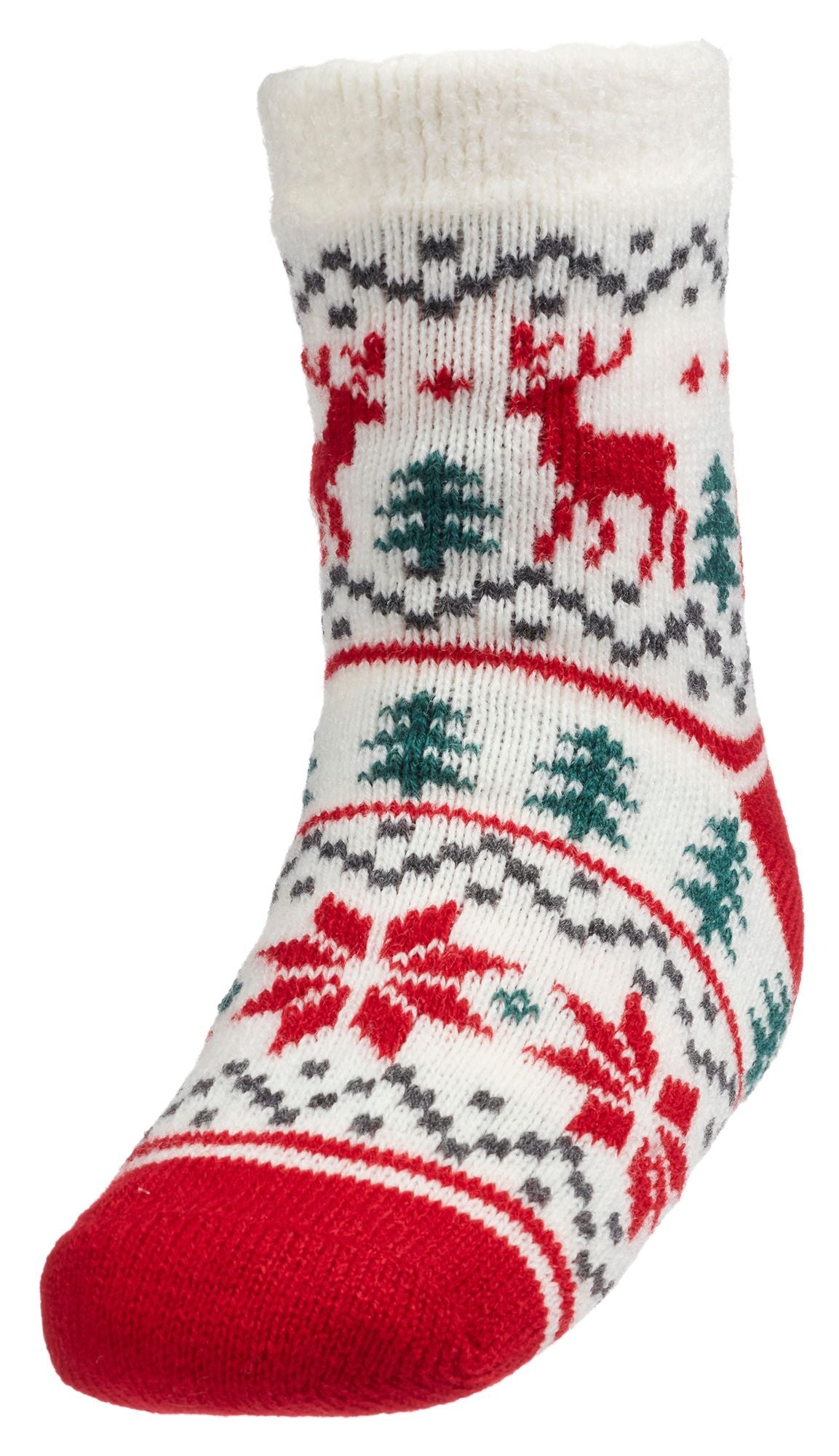 Northeast Outfitters Youth Cozy Cabin Holiday Reindeer Fairisle Socks