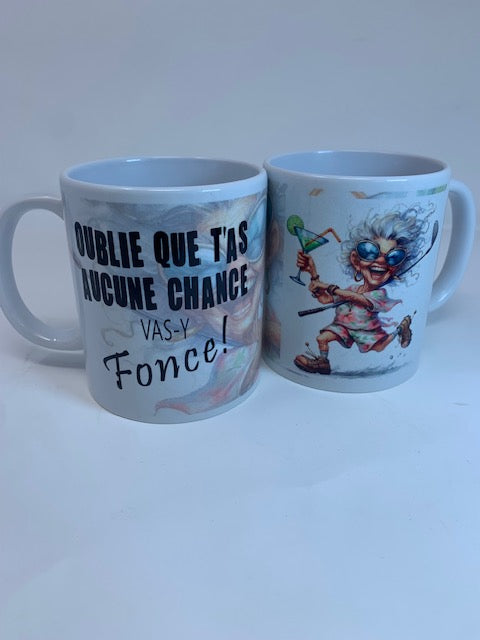Tasse humoristique Fonce