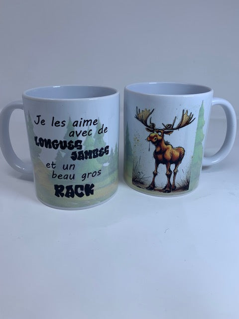Tasse humoristique j'aime les Gros rack